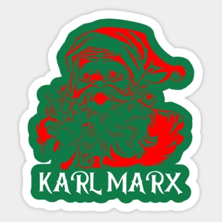 Santa Karl Marx Sticker